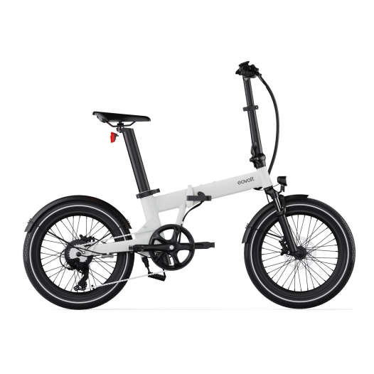 vélo à assistance électrique pliant 20'' afternoon modèle 2023 v1 gris lune - eovolt
