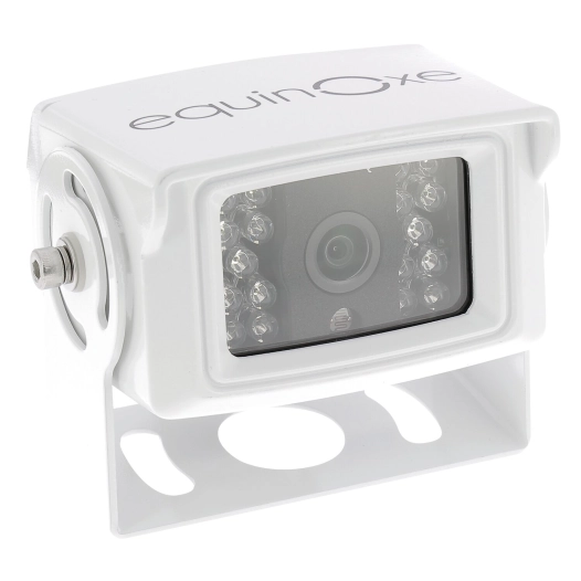 caméra de recul filaire 18 leds blanche - equinoxe