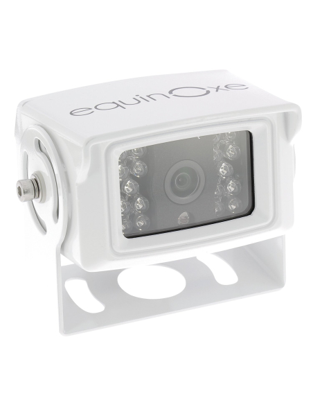 caméra de recul filaire 18 leds blanche - equinoxe