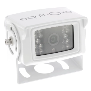 caméra de recul filaire 18 leds blanche - equinoxe
