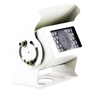 caméra de recul filaire 28 leds blanche - equinoxe