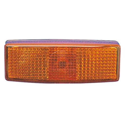 feu de gabarit rectangulaire orange - hella