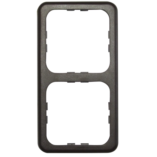 encadrement double marron