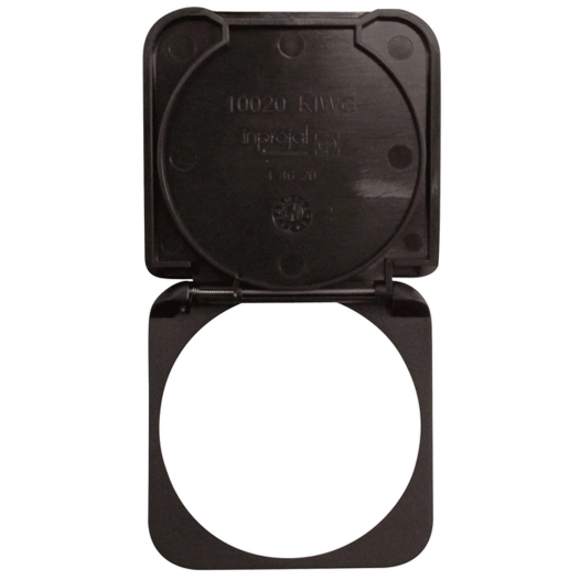 capot de protection rabattable marron