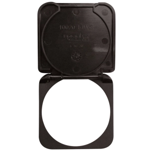 capot de protection rabattable marron