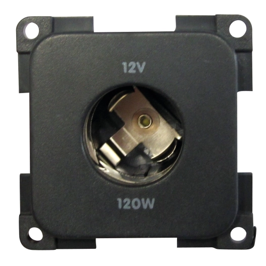 prise 12 volts diamètre 21 mm noir