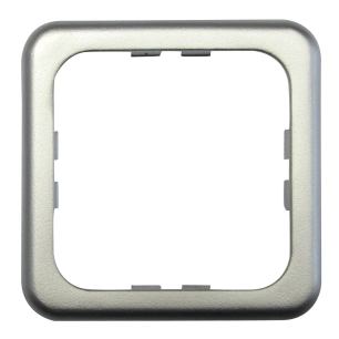 encadrement simple gris métal