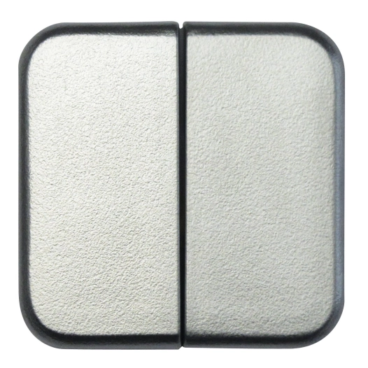 bascule double gris métal