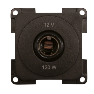 prise 12 volts diamètre 12 mm gris foncé