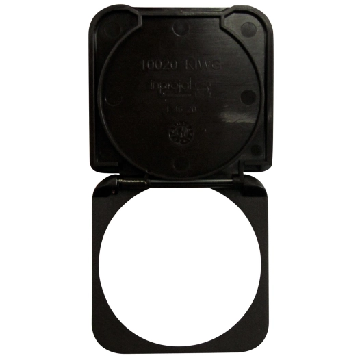 capot de protection rabattable gris foncé