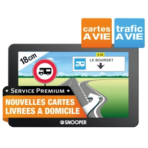 gps camping-car et fourgon cc6600 snooper premium - aguri