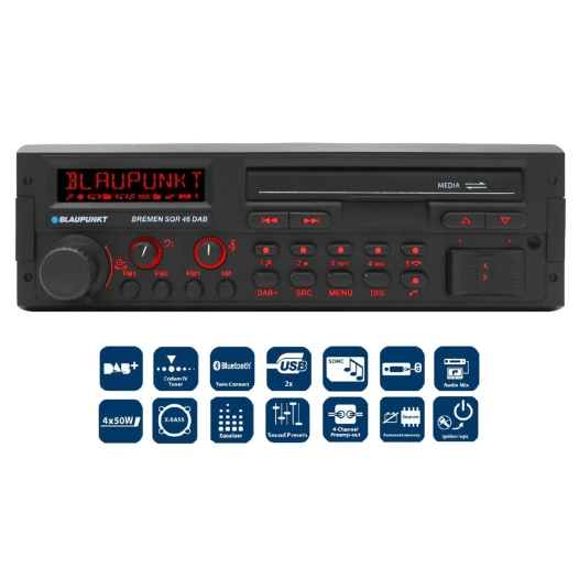 autoradio rétro bremen sqr 46 dab - blaupunkt
