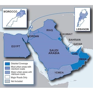cartographie city navigator afrique du nord et moyen orient - garmin