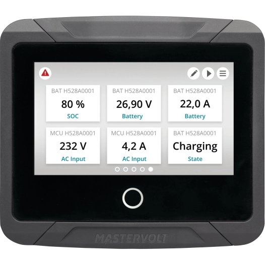 ecran de contrôle easyview 5 pour mass combi ultra - mastervolt