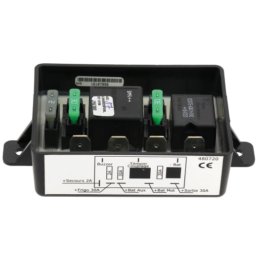 coupleurs / séparateurs 2 batteries 3 sorties avec sécurité - inovtech