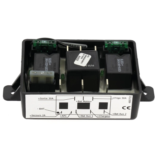 coupleurs / séparateurs 3 batteries pwm avec sécurité - inovtech