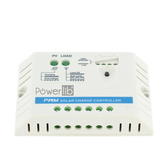 régulateur solaire pwm 10a - powerlib'