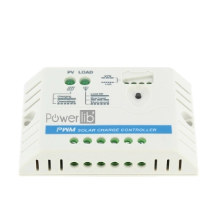 régulateur solaire pwm 10a - powerlib'