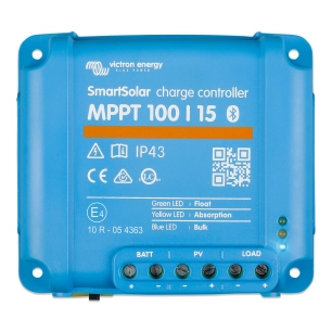 régulateur de charge mppt smart solar 100/15 - victron