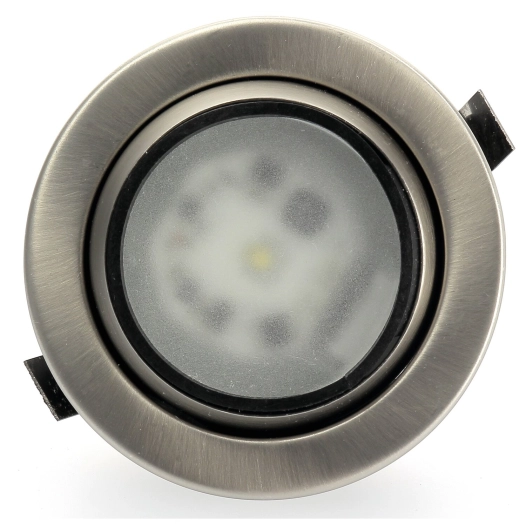 spot encastrable orientable à leds chromé