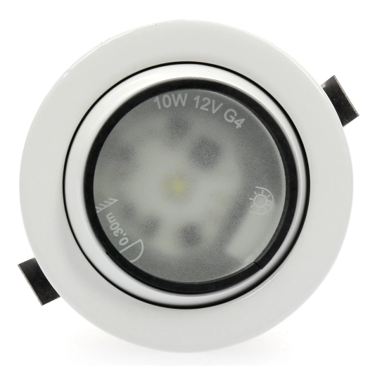 spot encastrable orientable à leds blanc