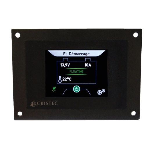 contrôleur de batteries tactile + shunt - cristec