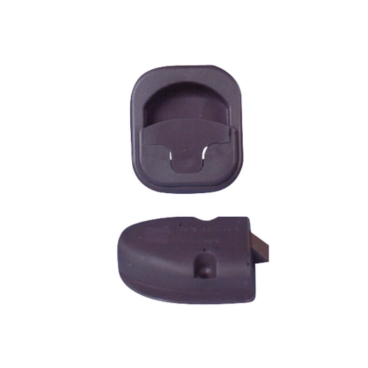 poignée encastrable grise