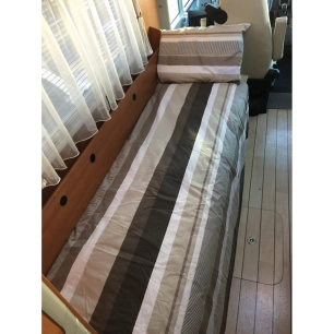 housse supplémentaire couchage grand confort 66cm coffee cream - duvalay