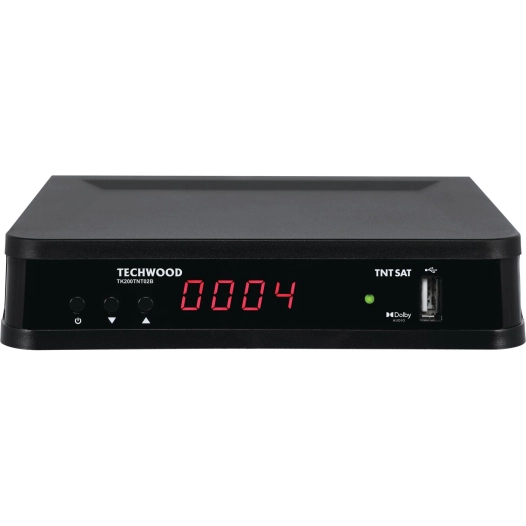 récepteur satellite tntsat hd tk200tnt02b - techwood