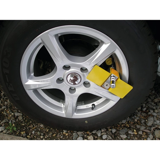 sabot de roue compact c pour caravanes et remorques - milenco