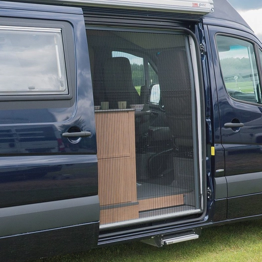 moustiquaire de porte en plissé remicare van pour volkswagen t5 transporter, combi startliner - remis