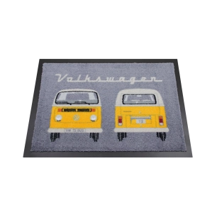 tapis d'intérieur vw t2 - gris - vw collection