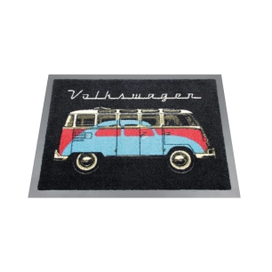tapis d'intérieur vw t1 - noir - vw collection