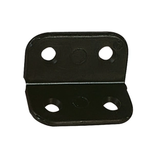 charnière plate nylon sans axe 40 x 40 mm noire