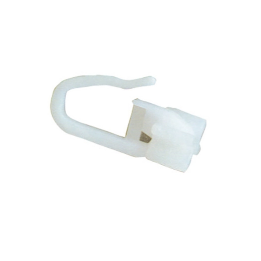 agrafe avec glisseur pour rideaux