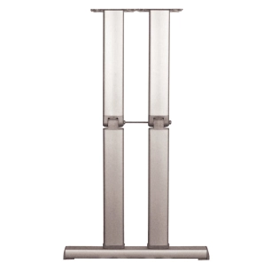 pied de table basculant aluminium double