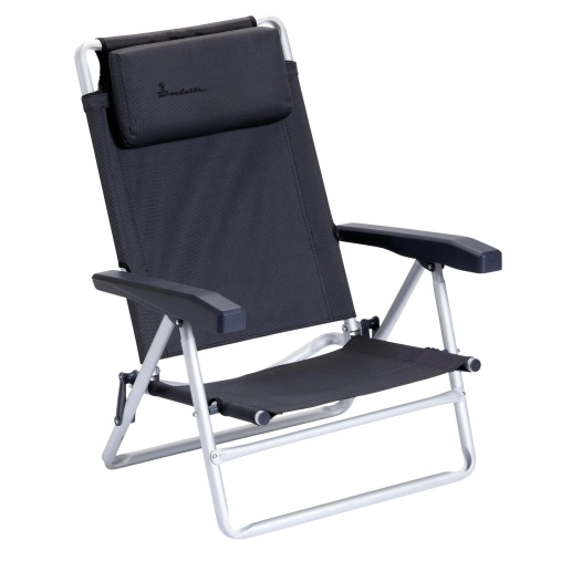fauteuil de plage dark grey - isabella