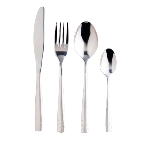 pack couvert 16 pièces silver - isabella