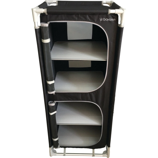 meuble de rangement tube 4 étagères - baya sun