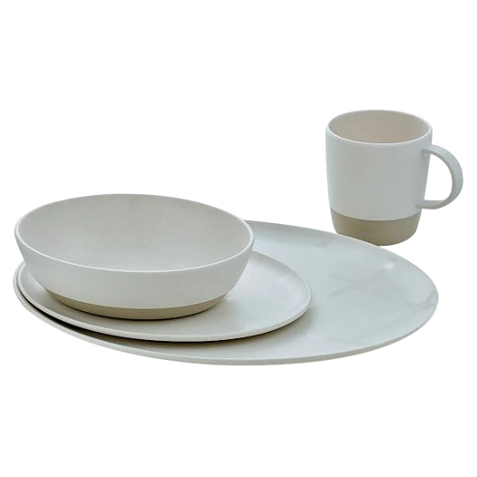 pack vaisselle natura 8 pièces - isabella