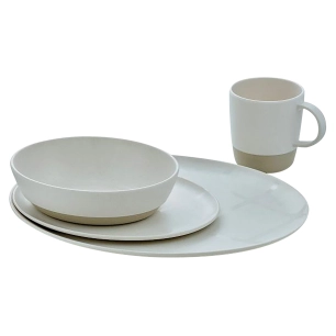 pack vaisselle natura 8 pièces - isabella