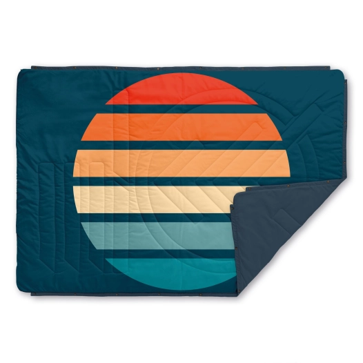 couverture de camping ripstop sunset stripes - voited