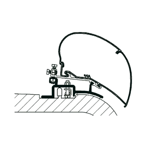 adaptateur de stores boxer/jumper/ducato jusqu'à 06 - thule