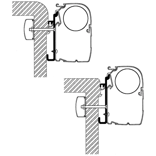 adaptateur de stores rapido série 7/8 - adapateur série 5 standard - thule