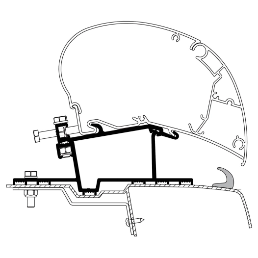 adaptateur de stores master movano 2011 - thule