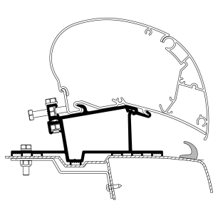 adaptateur de stores master movano 2011 - thule