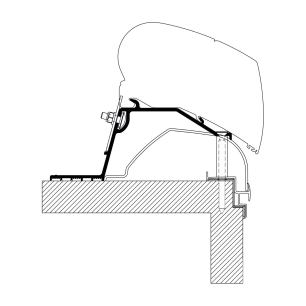 adaptateur de stores hobby caravan 2014 - thule