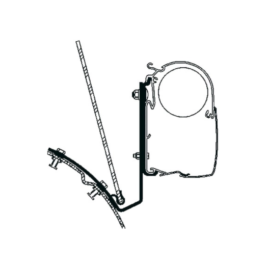 adaptateur de stores vw t4 toit surélevé - thule