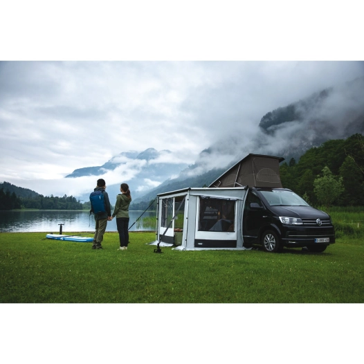 safari résidence complet (façade +côtés) pour vw transporteur et california - thule