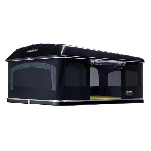 tente de toit maggiolina airlander plus 360° xl coloris carbone coque blackstorm - autohome